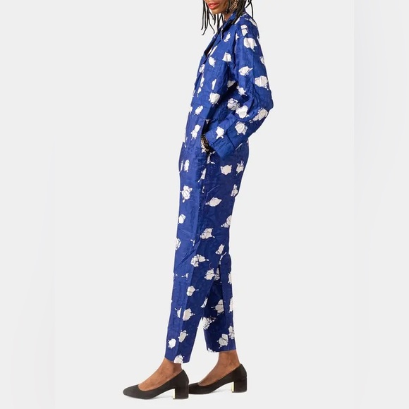 BUSAYO Obi Front-Zip Batik Jumpsuit with Pockets - Picture 5 of 15